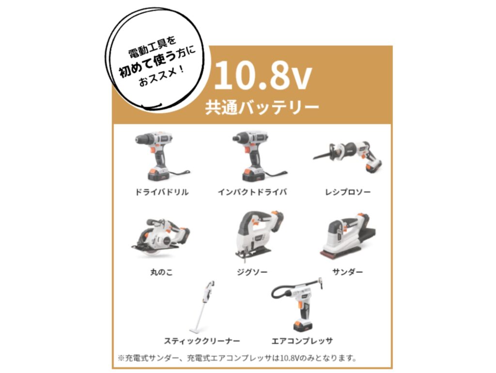 JCD28用バッテリーの共用可能
機種