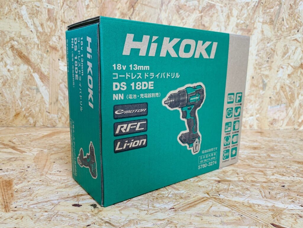 DS18DE(NN/2XPZ)』HiKOKI_18Vドライバドリルの最新ミドルエンドモデル