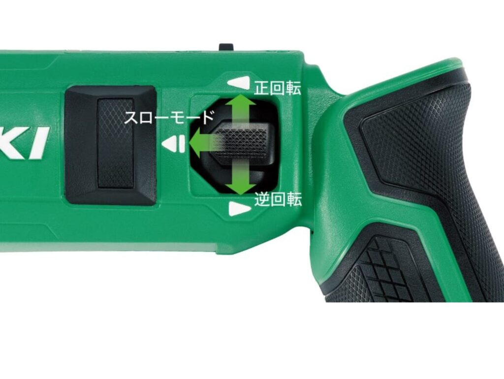 WH3DA ジョイスティックスイッチ部 正転・逆転・スローモード操作説明