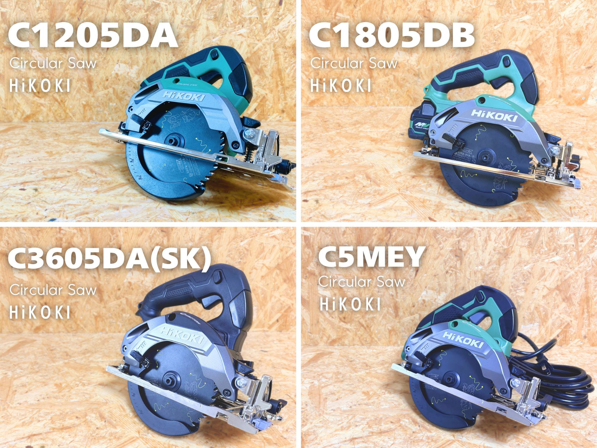 HiKOKI C1205DA/C1805DB/C3605DA(SK)/C5MEY