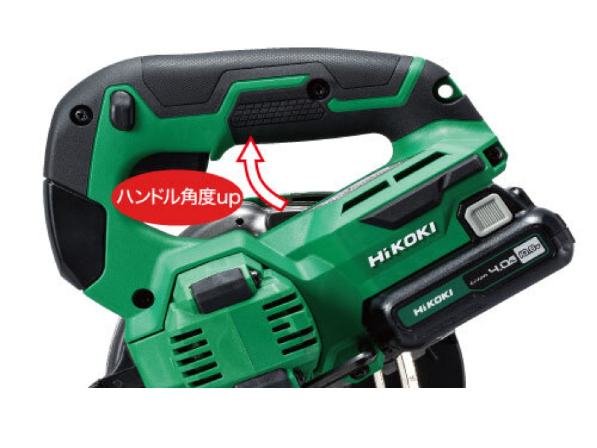 C1205DAのハンドルの角度を示す図