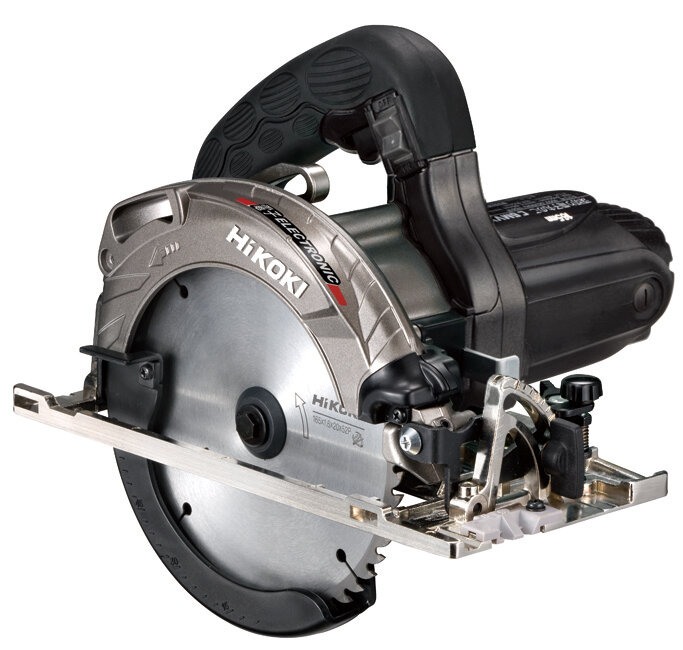 HiKOKI C6MVYA2の本体(黒・アルミベース・165mmチップソー装着)
